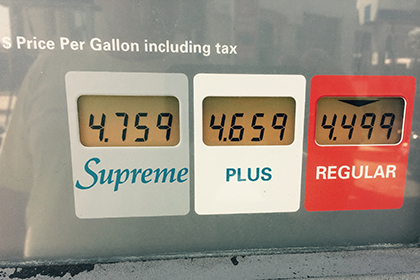 gas price in California