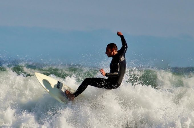 surfer goofy foot pop up